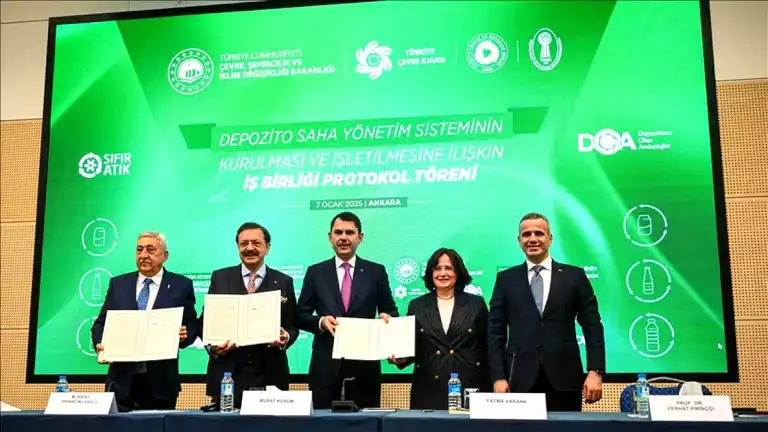 TOBB'da Depozito Saha Yönetim Sistemi Protokolü İmzalandı TOBB'da Depozito Saha Yönetim Sistemi Protokolü İmzalandı